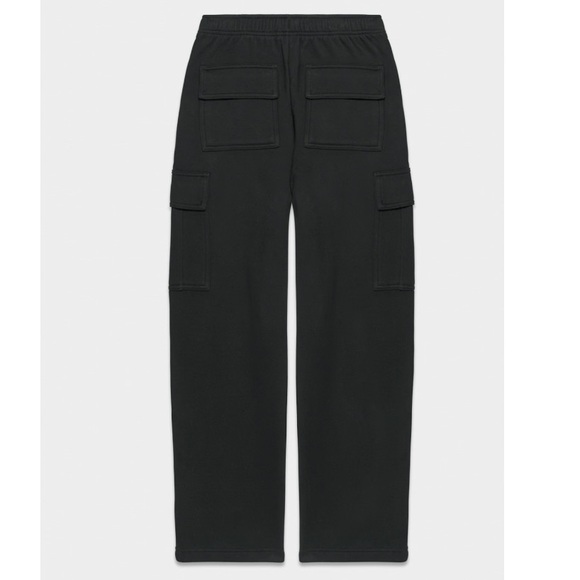 TNA Aritzia Cozy Fleece Cargo Sweatpants - Black (XXS) - Picture 2 of 6